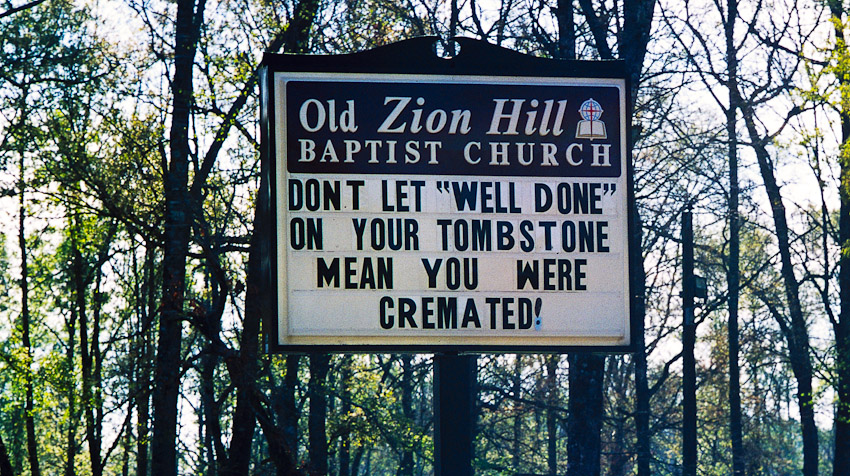 Livingston church sign 1